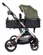 Comprar Coche Bebé Moises Gold Lx Bebesit Color Verde Musgo Chasis Dorado
