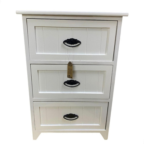 Mueble Lacado 3 Cajones White - S4303