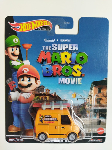 Hot Wheels Super Mario Bros Movie Plumber Van Nintendo Pm4