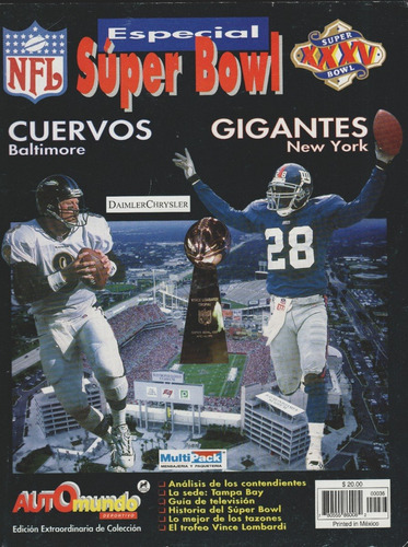 Especial Súper Bowl Nfl