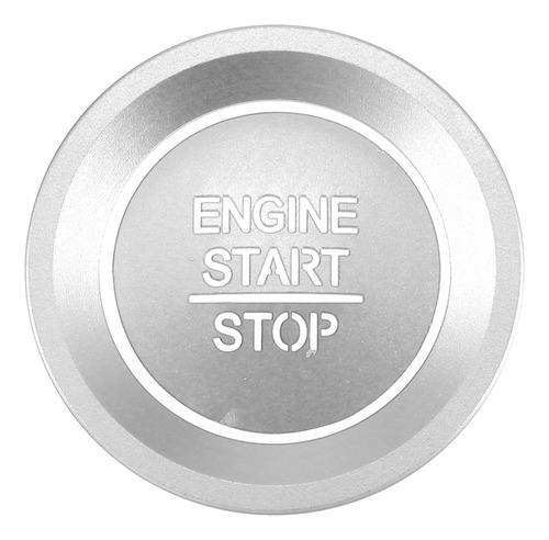 Tapa Botón Arranque Motor Plateado Para Honda Accord 18-22