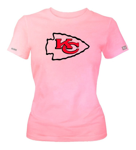 Camiseta Kansas City Chiefs Nfl Futbol Americano Mujer Ikrd