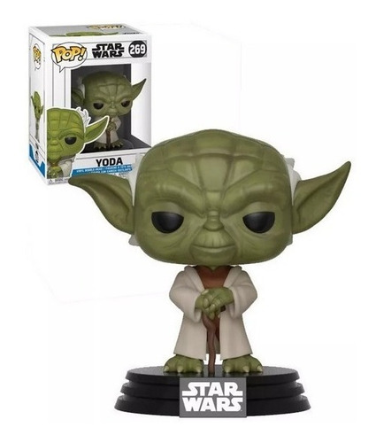 Funko Pop!  Star Wars Clone Wars Yoda #269 Figura Colección 