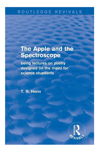 Libro: The And The Spectroscopio (routledge Revivals)