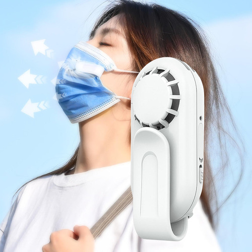 Ventilador Elétrico Recarregável Usb Clip-on Para