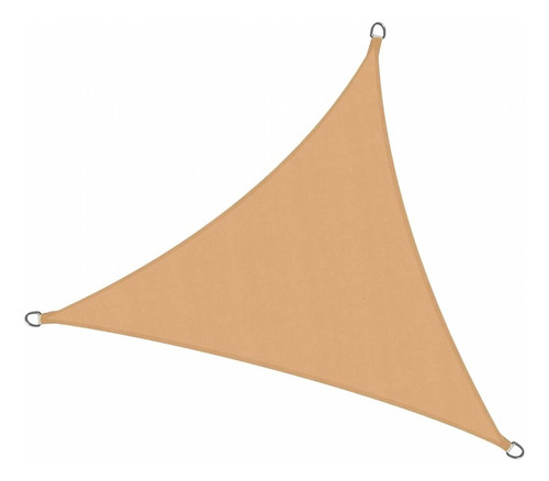 Toldo Vela P/ Sombra Viento C/ Uv - 3*4*3 Triangulo Beige