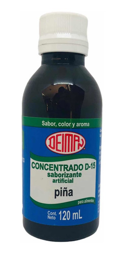 Concentrado D15 Deiman Saborizante Artificial Piña  120 Ml