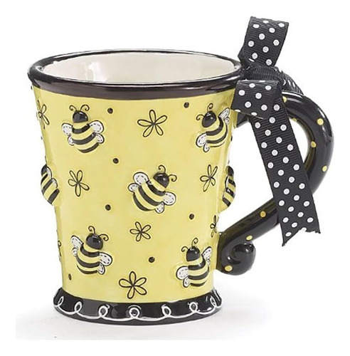 Taza De Abeja Elevada De 10 Oz