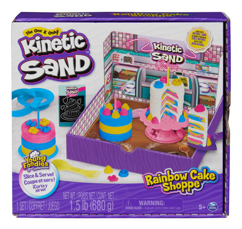 Kinetic Sand: Set De Juego Estacion De Pasteles