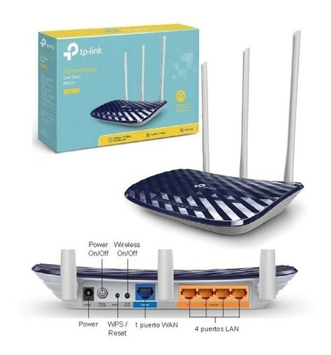 Router Wireless Tp-link Archer A6 Ac1200