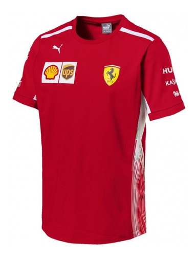 Nova Camiseta Funcional Scuderia Ferrari F1 Team 2018 Em Sp