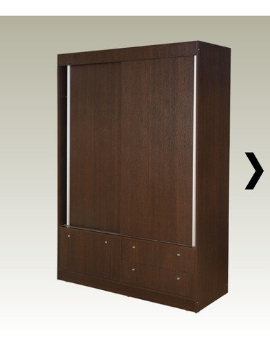 Imagen 7 de 9 de Ropero Placard Organizador 2 Puertas 2 Caj 140 X 205 Cod 650