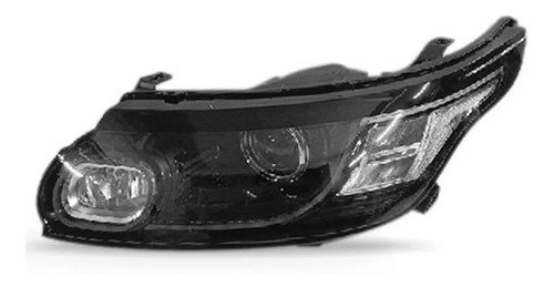 Farol Compativel C/ Range Rover 14/18 Black C/xenon 8 Pinos