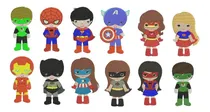 Comprar Diseño Matrices D Bordar Maquinas Bordadora Heroes Nene 9cm