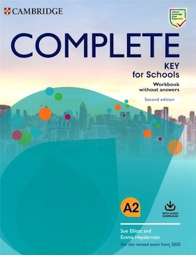 Complete Key For Schools A2: Workbook W/download Audio, Isbn 9781108539401 (Usado)