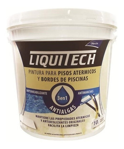 Pintura Pisos Atermicos Marfil Liquitech X10lts  (cod. 6299)