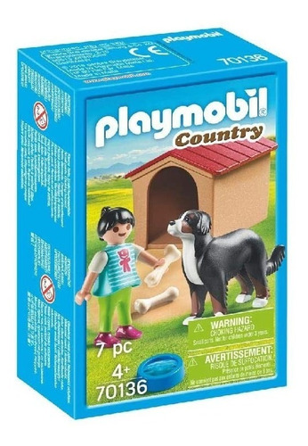 Playmobil Country Nena Con Perro 70136