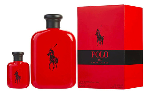 Polo Red 125ml Edt + 15ml Edt Set Ralph Lauren 