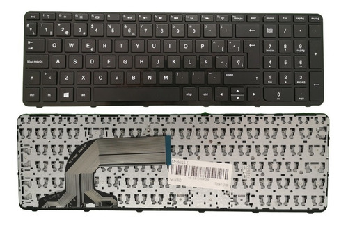 Teclado Hp 250 G3 255 G3 15-a000 15-d000 15-e000 Con Marco