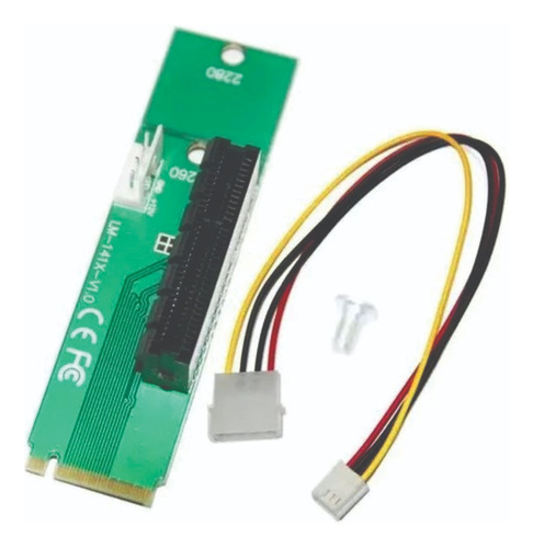 Adaptador Ngff  M.2 A Pcie Mineria Riser M2 A Pcie X 1