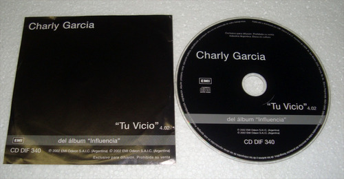 Charly Garcia Tu Vicio Cd Difusion Buen Estado / Kktus