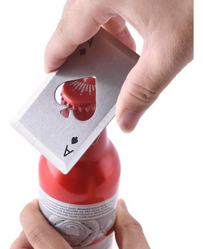 Abridor De Botellas Cartas De Póker 2 Pz
