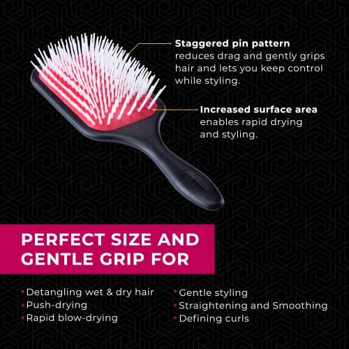 Cepillo De Cabello Denman Para Desenredar Y Secar
