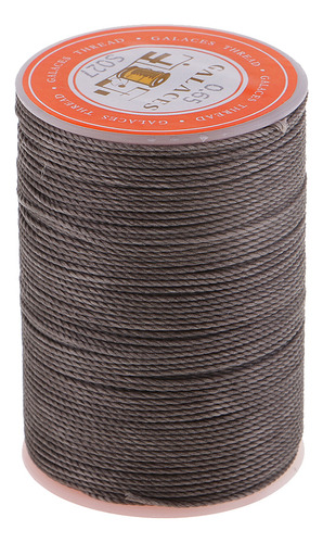 85 Metros De Material Cuero De Coser Encerado De Gris Oscuro