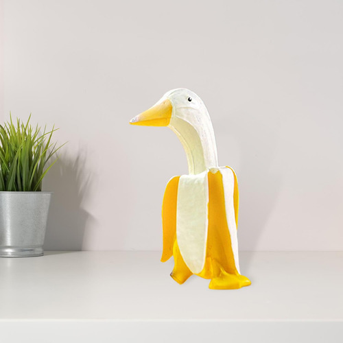 .decoração De Estátua De Banana, Frutas, Animais, Amarelo,