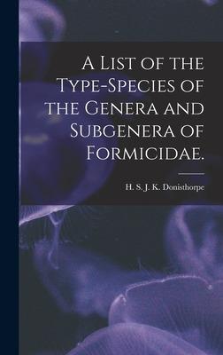 Libro A List Of The Type-species Of The Genera And Subgen...