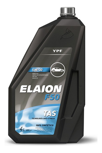 Aceite Ypf Elaion F50 Sintetico 5w30 4 Litros