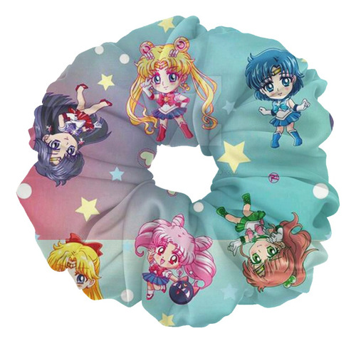 Scrunchie / Cole Sailor Moon Serena Usagi Luna Artemis Chibi