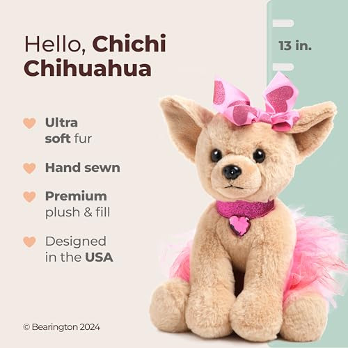 Peluche Bearington Chichi Chihuahua Con Forma De Cachorro