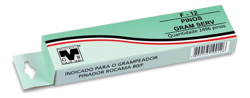Pino Pinador F12mm Rocama 2496pecas  78