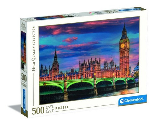 Londres Big Ben Parlamento Rompecabezas 500 Pzs Clementoni