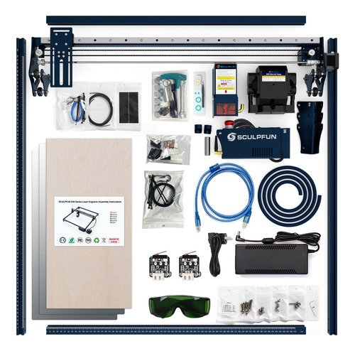 Máquina De Grabado Láser Sculpfun S30 Ultra 33w + Accesorios
