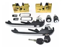Comprar Kit Maçanetas Fechaduras Cilindros Gol Voyage 87 A 94 Inox