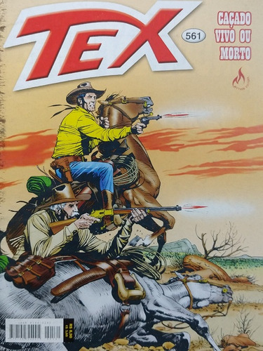 Tex: Caçado Vivo Ou Morto, De Mauro, Boselli. Série Tex, Vol. 561. Editora Mythos, Capa Mole, Edição 561 Em Português, 2016