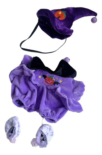 3 Piezas De Ropa De Halloween Para Muñecas Con Sombrero Y