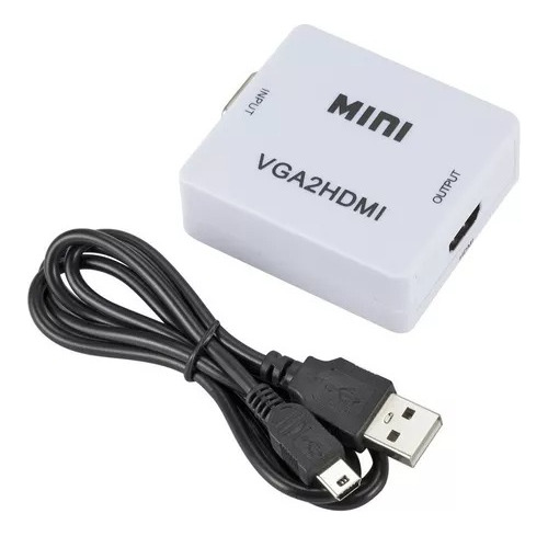 Convertidor Vga A Hdmi Adaptador Vga-hdmi Audio