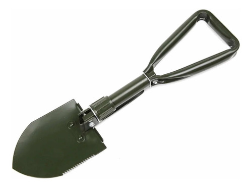 Pala Plegable Pico Sierra Para Camping Con Estuche Barril