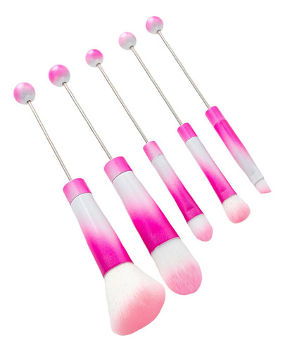 2 X 5 Piezas De Brochas Cosméticas Para Sombra De Ojos Con