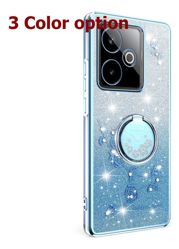 Funda Con Diseño De Flores Brillantes Para Huawei Honor Play 5 Vitality Edition A Prueba De Golpes, Soporte