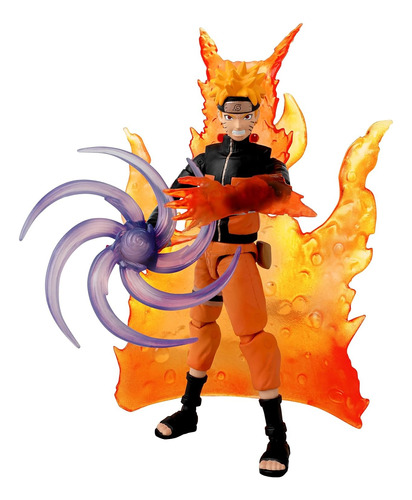Muñeco Naruto Heroes Uzumaki Capa Modo Bestia 17cm