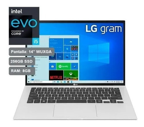 LG Gram, Ultraligera De 14'' Intel® Core I5 Intel Iris Plus
