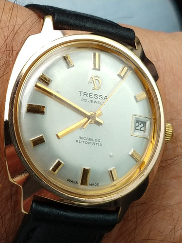 Relógio Tressa Swiss- Automático Ouro