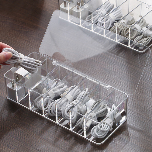 1 Juego De Fundas Organizadoras De Cables Para Escritorio