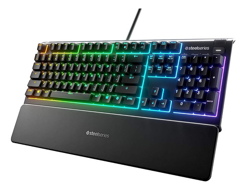 Steelseries Teclado Para Juegos Apex 3 Rgb - Iluminación Rgb