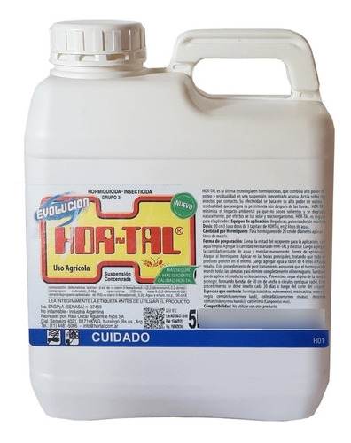 Hortal Insecticida Hormiguicida Liquido 5lts