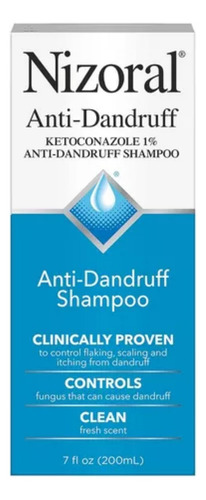 Elfleaf Nizoral Champú Anticaspa Previene el Picor de Cabeza Protege el Cabello 200ml